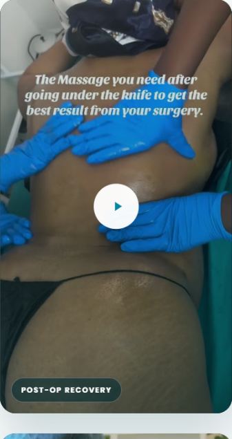 Post-op recovery at DNS Aesthetics